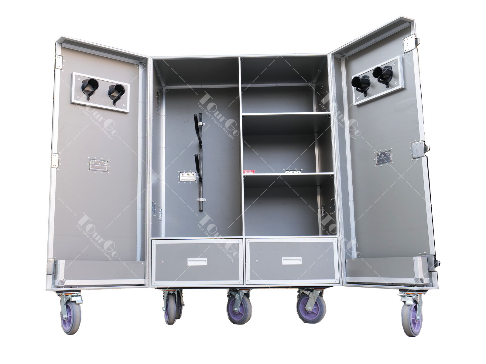 Customized Equestrian Tack Locker 6 Saddles or 3 Saddles Storage Flight Case