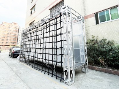 CUSTOMIZED NINJA SPIDER JUMP WITH CLIMBING CARGO NET