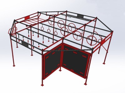 Ninja Steel Frame Courses Training cage 2.0