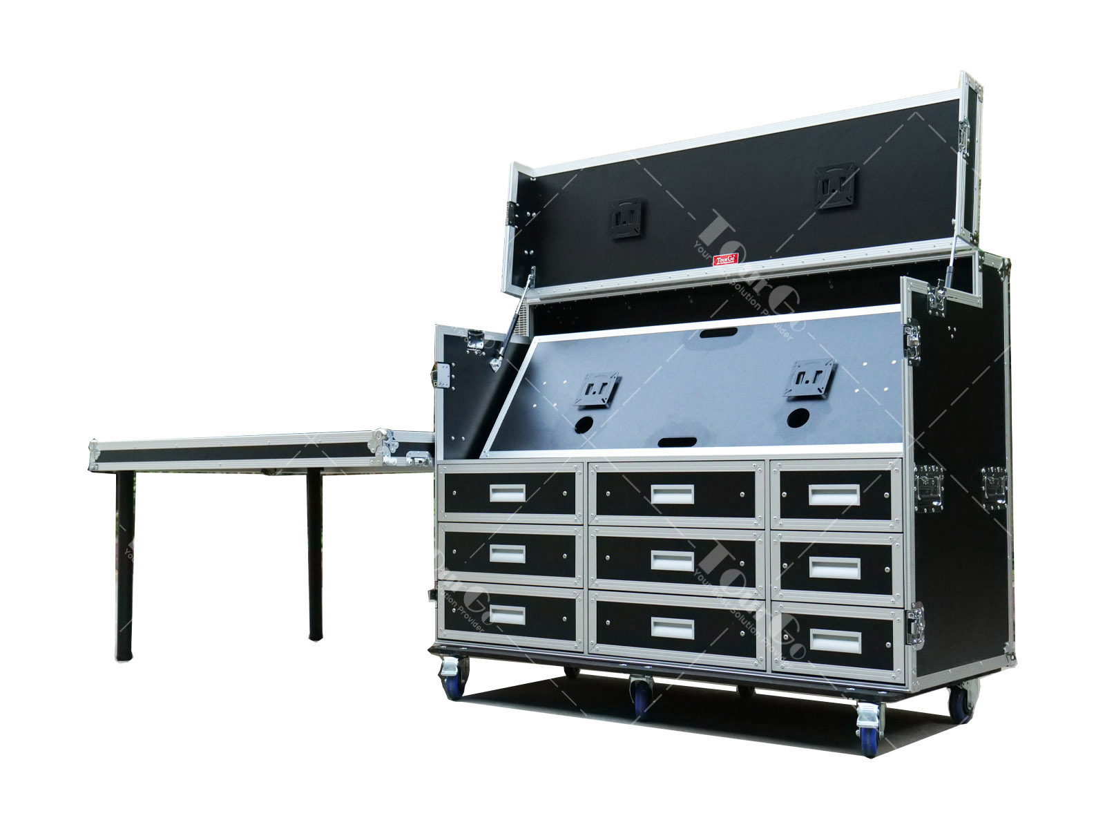 9 Drawer Video Production Flight Case
