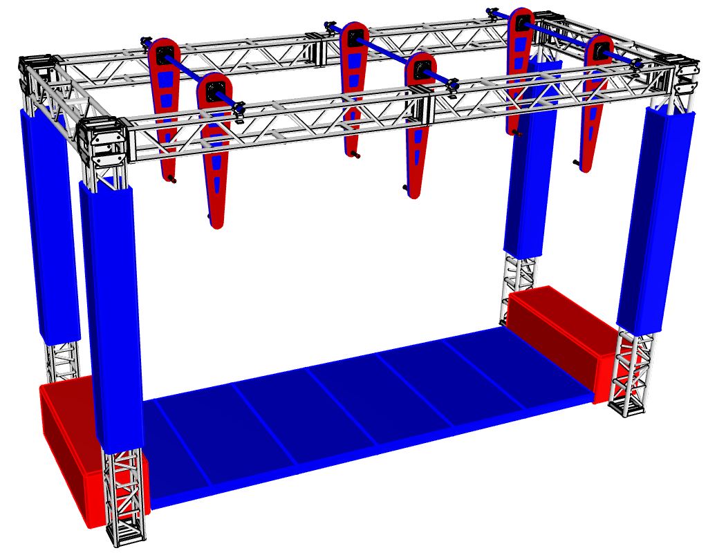 Ninja Course Obstacles Flying squirrel