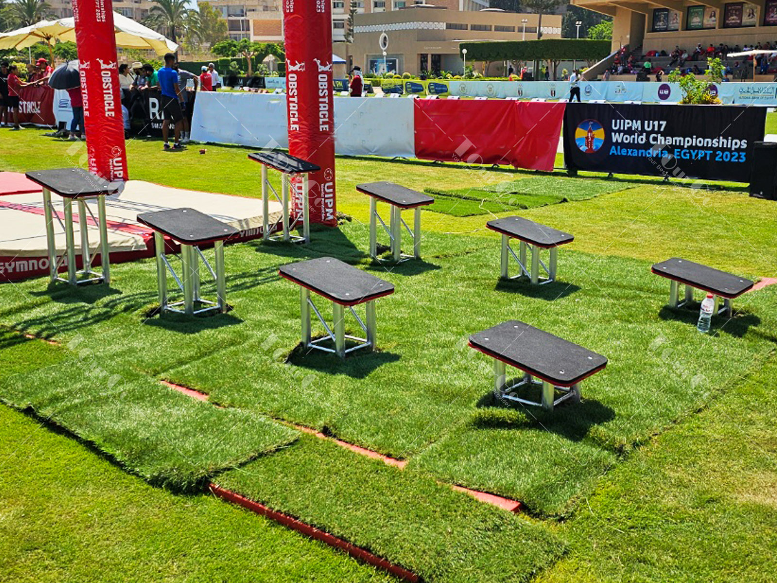 Obstacle Course Racing UIPM Obstacle 1. steps