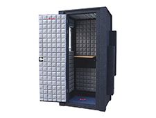 Professional small home music studio recording equipment rap booth