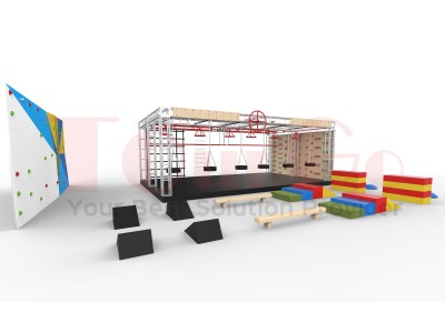 Kids gym training ninja playground indoor