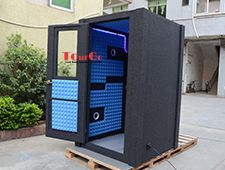 Mobile silence sound proof recording acoustic vocal studio booth isolation office phone booth