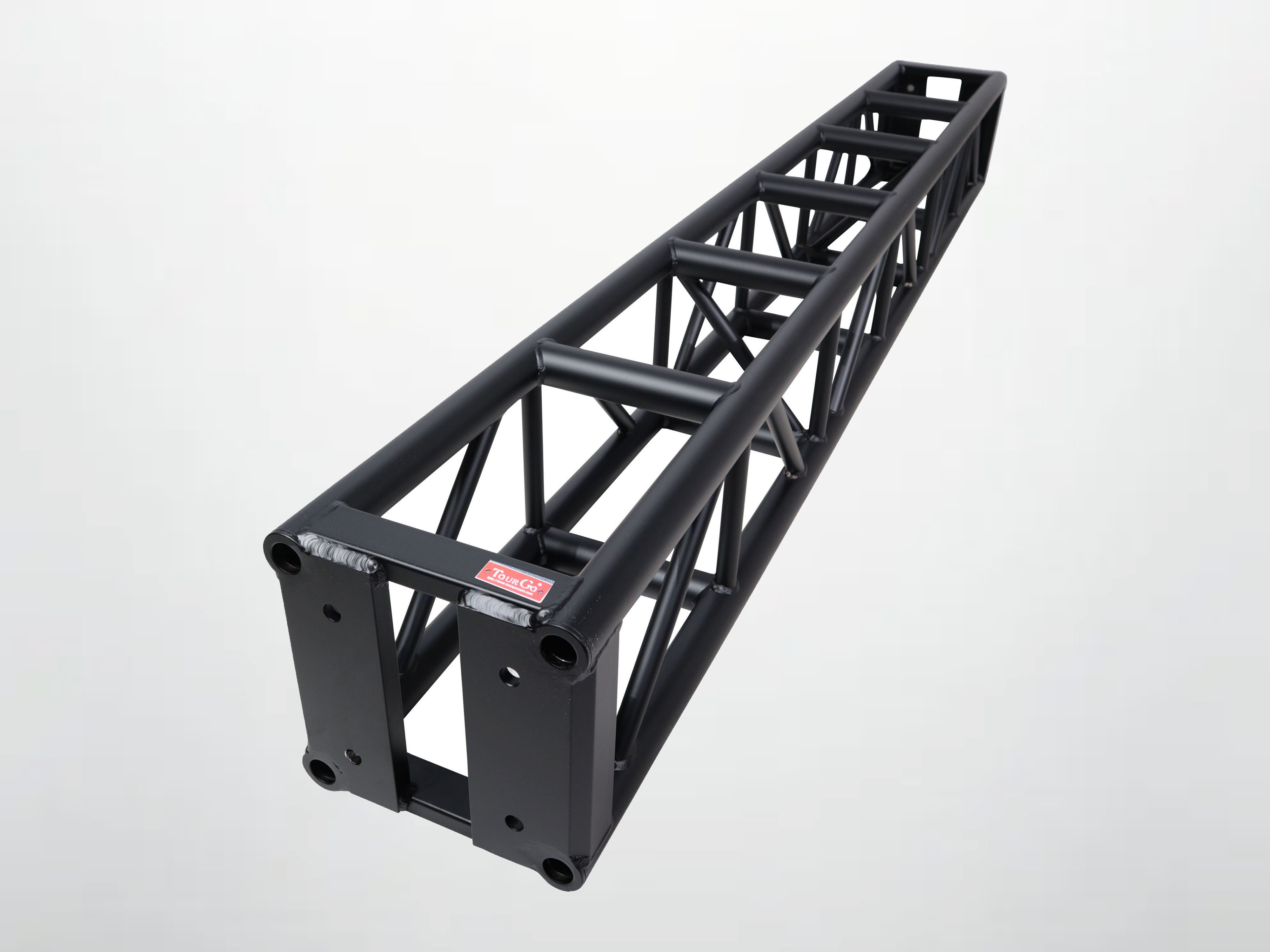 8ft Segment  12″ Tomcat Truss | Thomas Truss / Bolt Black Bolted 12 Inch Professional Box Truss | 6mm Wall – Black Finish