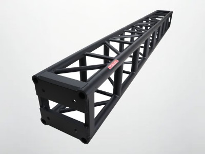 12ft Segment  12″ Tomcat Truss | Thomas Truss / Bolt Black Bolted 12 Inch Professional Box Truss | 8mm Wall – Black Finish