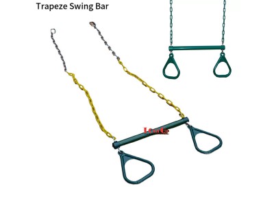 Steel Trapeze Bar/Trapeze Bar with Swivel Gym Ring/Trapeze Swing Bar