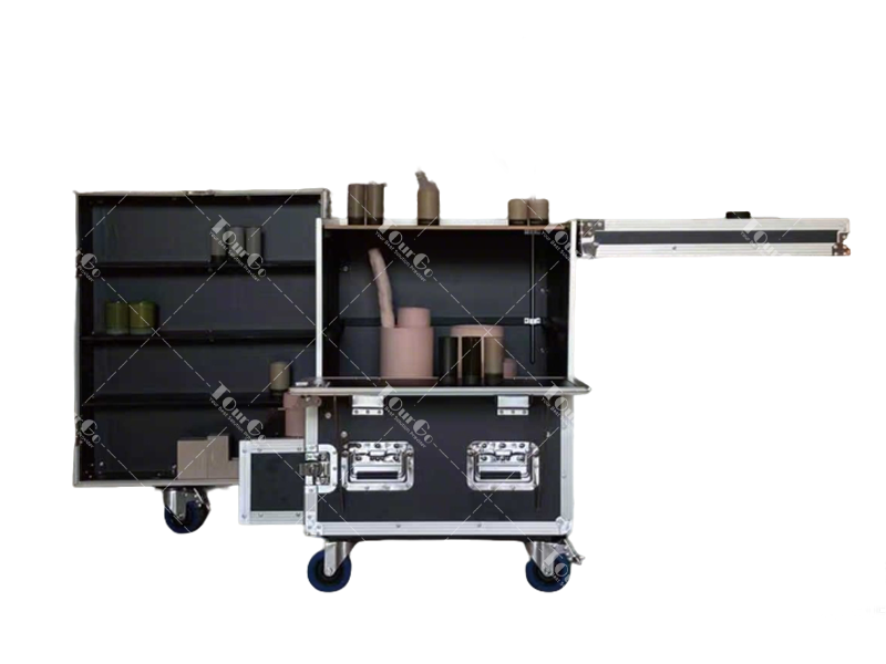 Custom Multipurpose Display Flight Case for Porcelain and Tea Sets etc.