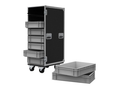  Drawer Euro Container Flight Case