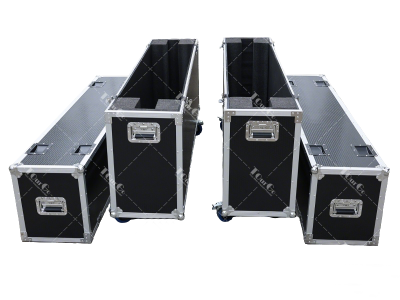 Single 75 Inch TV Safety Protection Transport Aviation Case Heavy Duty Aluminum Flight Case for LED LCD Large Screen