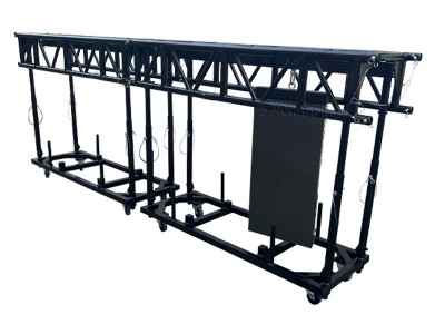 Adjustable legs Pre rig truss design for led screen