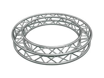 220mm square truss from 1m to 10m diameter circles