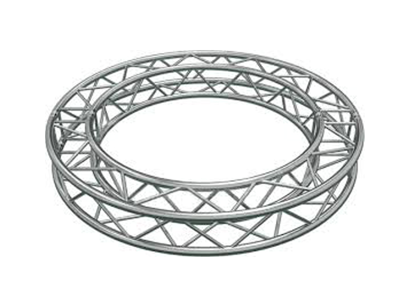 220mm square truss from 1m to 10m diameter circles