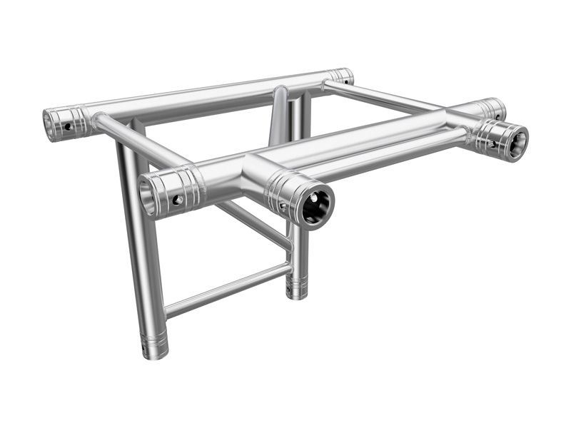 F42 Flat Truss 4 Way T- to Vertical Junction – Horizontal