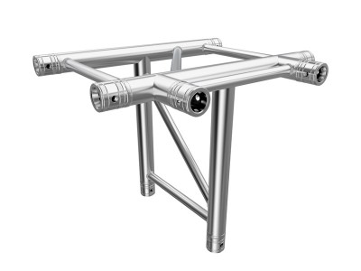 F42 Flat Truss 4 Way T- to Vertical Junction – Vertical