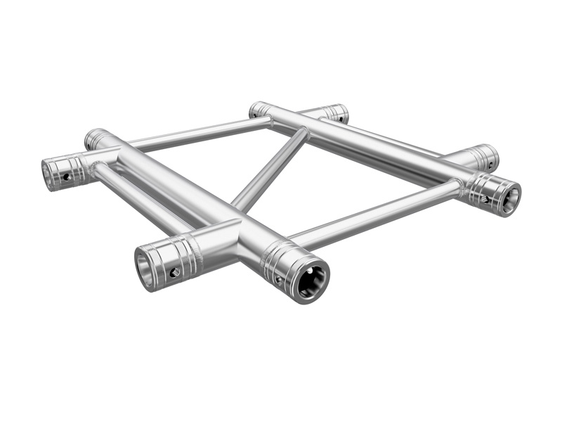 F42 Flat Truss 4 Way X-Junction – Horizontal