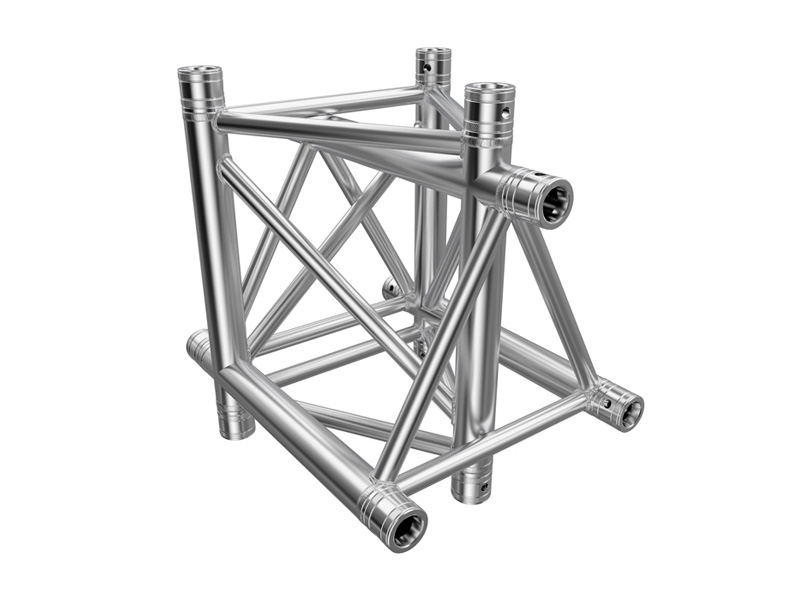 F43 Tri Truss 4 Way Vertical X-Junction