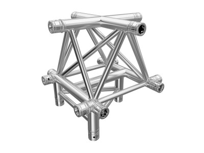 F43 Tri Truss 5 Way Horizontal X- to Vertical Junction (Apex Up)