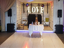 Cheap Light Weight Dj Lights Wireless Wedding Decor Portable Starlit RGBW Led Dance Floor
