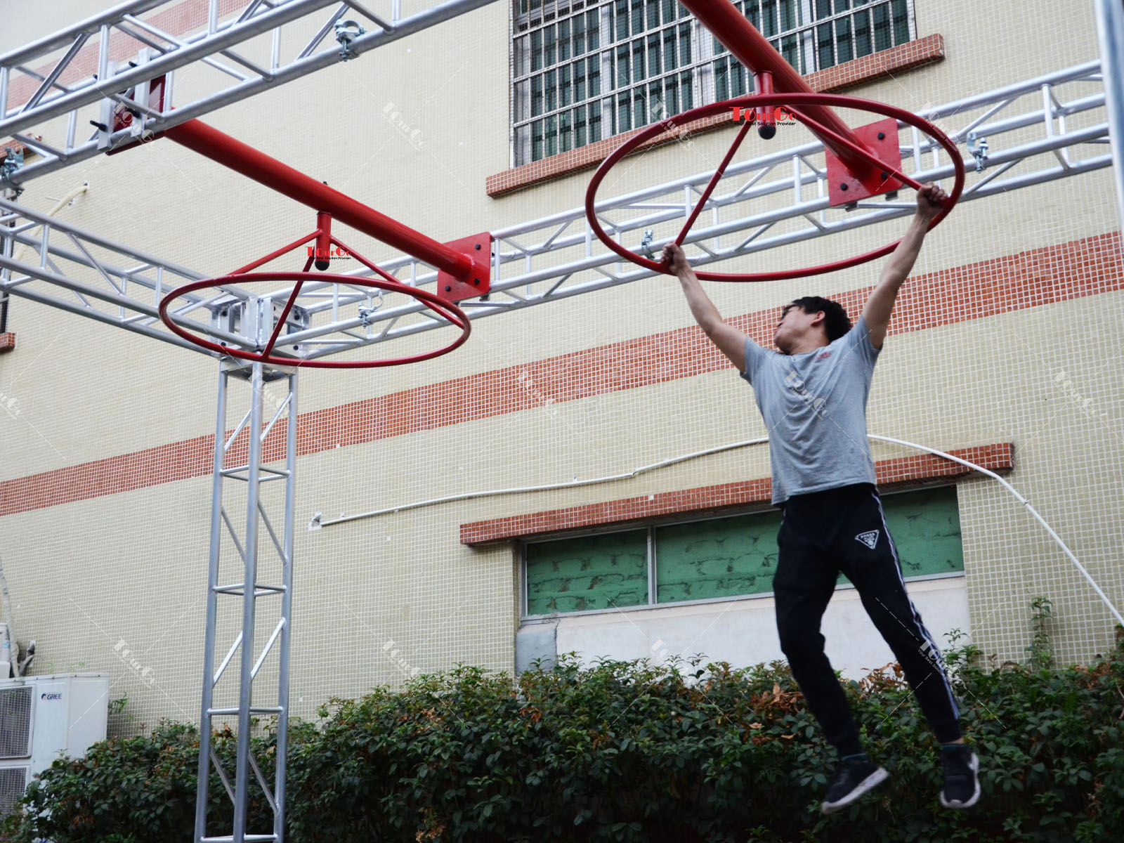 Ninja warrior solutions course elements SPIN CYCLE