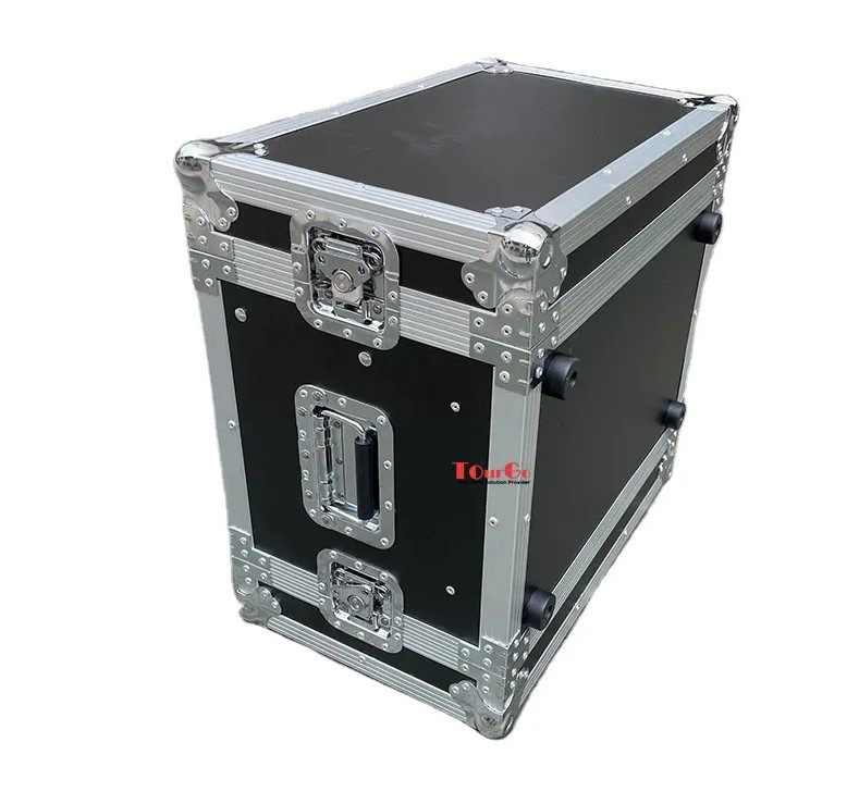 Lightweight Aluminum Amp 4U Rack Flight Cases with 2u Drawer for Amplier