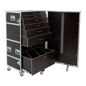 FLIGHT CASE PERCUSSION CABINET WITH DRAWERS