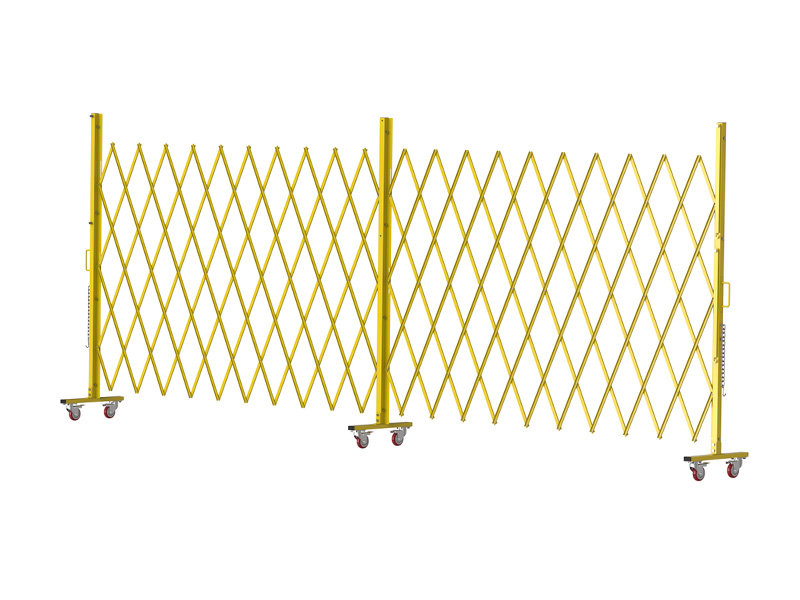 20 Ft. Heavy-Duty Expandable Metal Safety Barriers