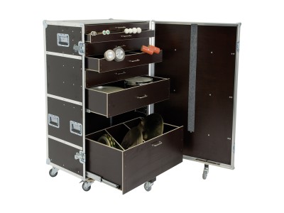 FLIGHT CASE PERCUSSION CABINET WITH DRAWERS