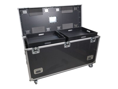 24″x60″x36″ Ext Utility ATA Flight Case Truck Storage Road Case with Dividers Tray
