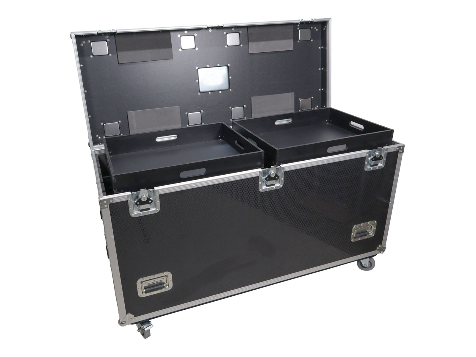 24″x60″x36″ Ext Utility ATA Flight Case Truck Storage Road Case with Dividers Tray
