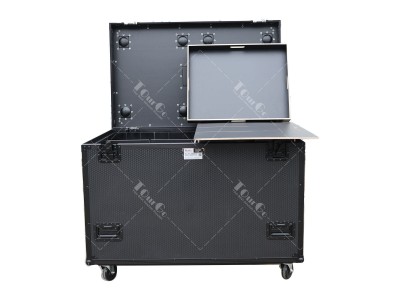 48″L x 30″W x 36″H – Blackmagic Utility ATA Flight Case Truck Storage Road Case with Organizing Dividers