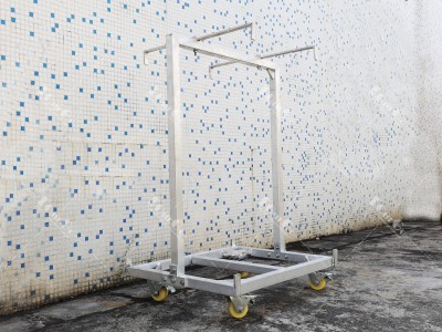Universal Portable Rolling Trolly Vertical Storage Stage Cart for 8pcs 4′W Stage Decks