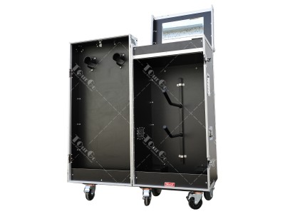Custom Small Equestrian Double Saddle Tack Locker Flight Case