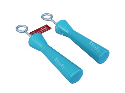 Custom Blue Color Equipment Ninja Obstacles Ninja Holds The Starter Chuck