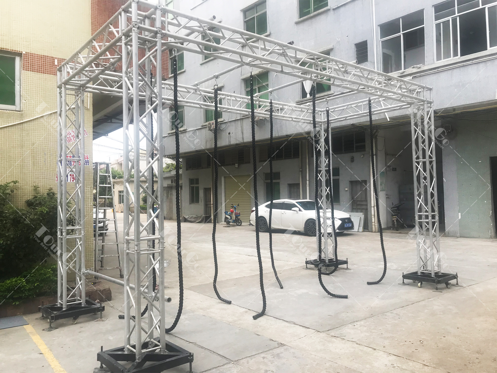 SEA OF ROPES-Ninja Warrior Elements