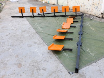 Trampoline Park Ninja Warrior Course Outdoor Indoor Exercise Elements Jumping The Spine — Devil Step Module