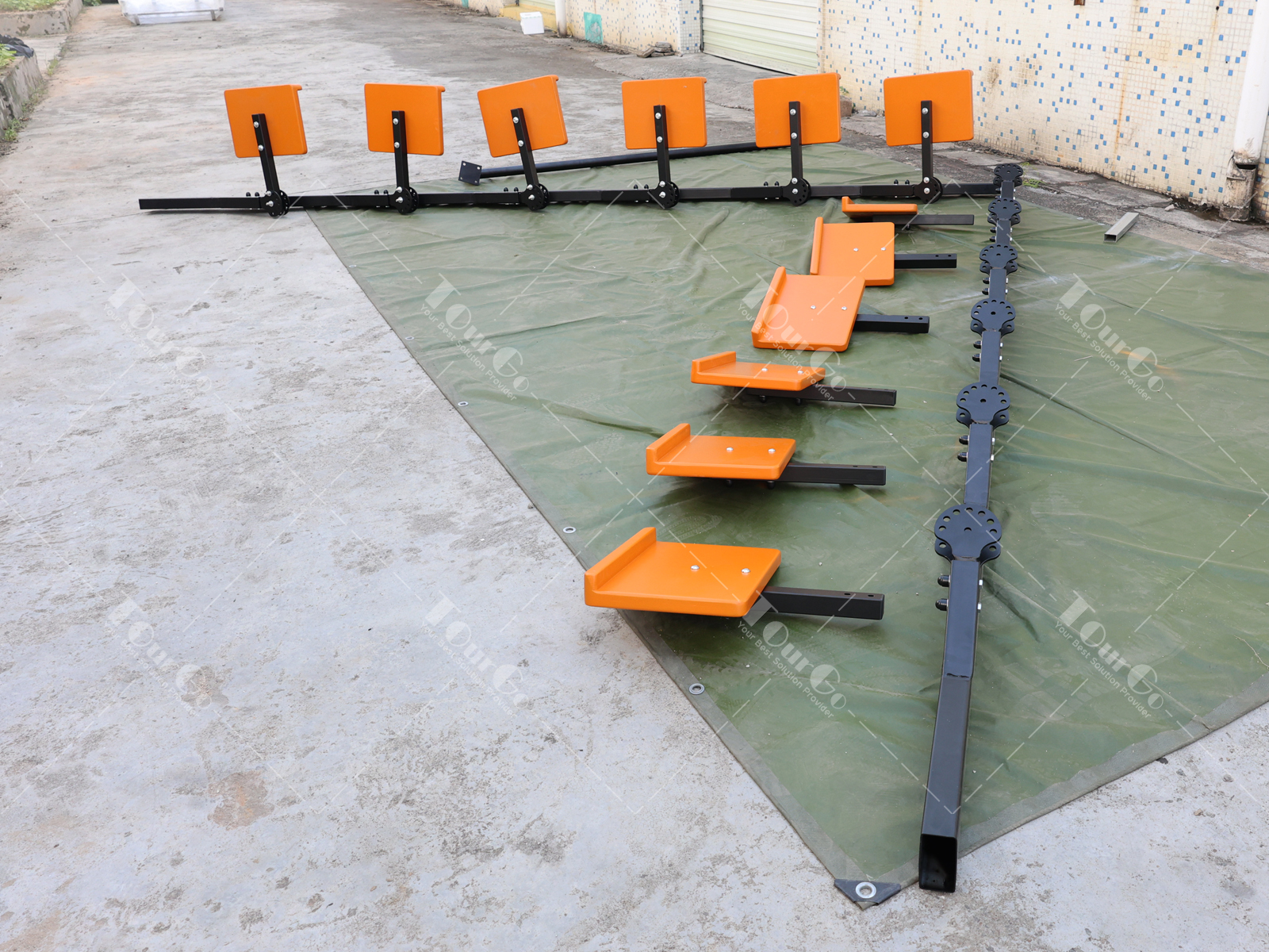 Trampoline Park Ninja Warrior Course Outdoor Indoor Exercise Elements Jumping The Spine — Devil Step Module