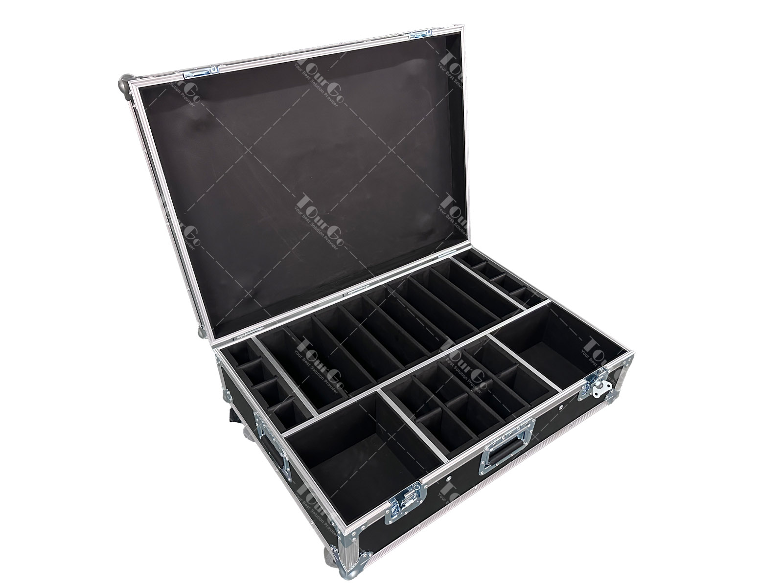 Flight case for 8pcs AVIOM A360 and K&M Stand holders