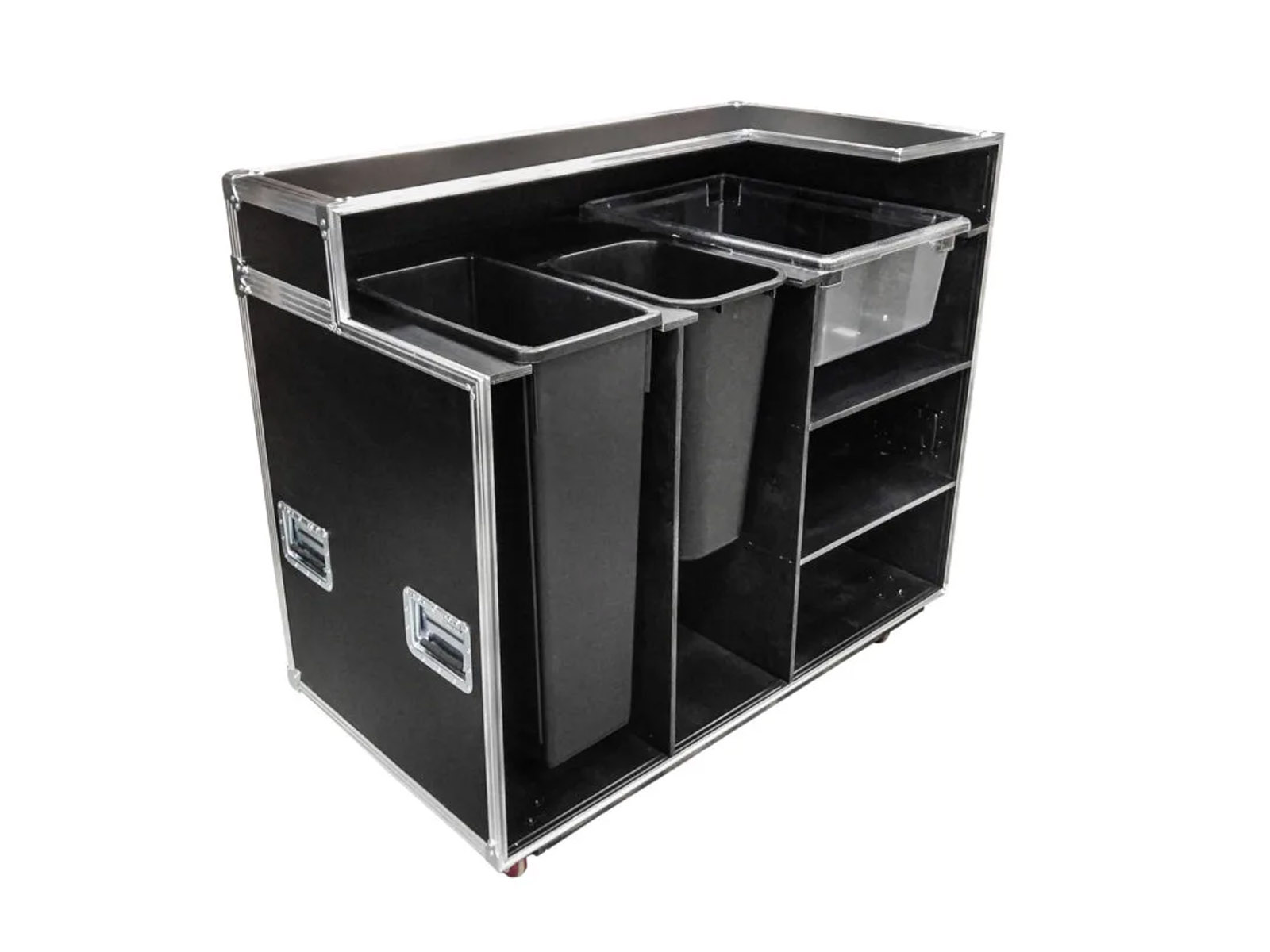 Catering mobile bar flight case