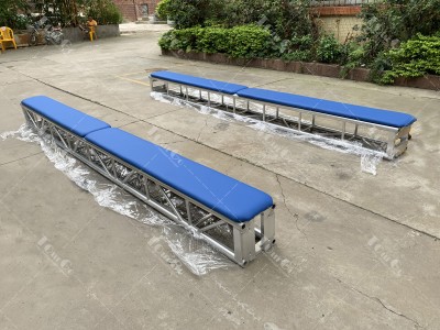 Box truss system aluminum truss structure gym ninja truss step padding