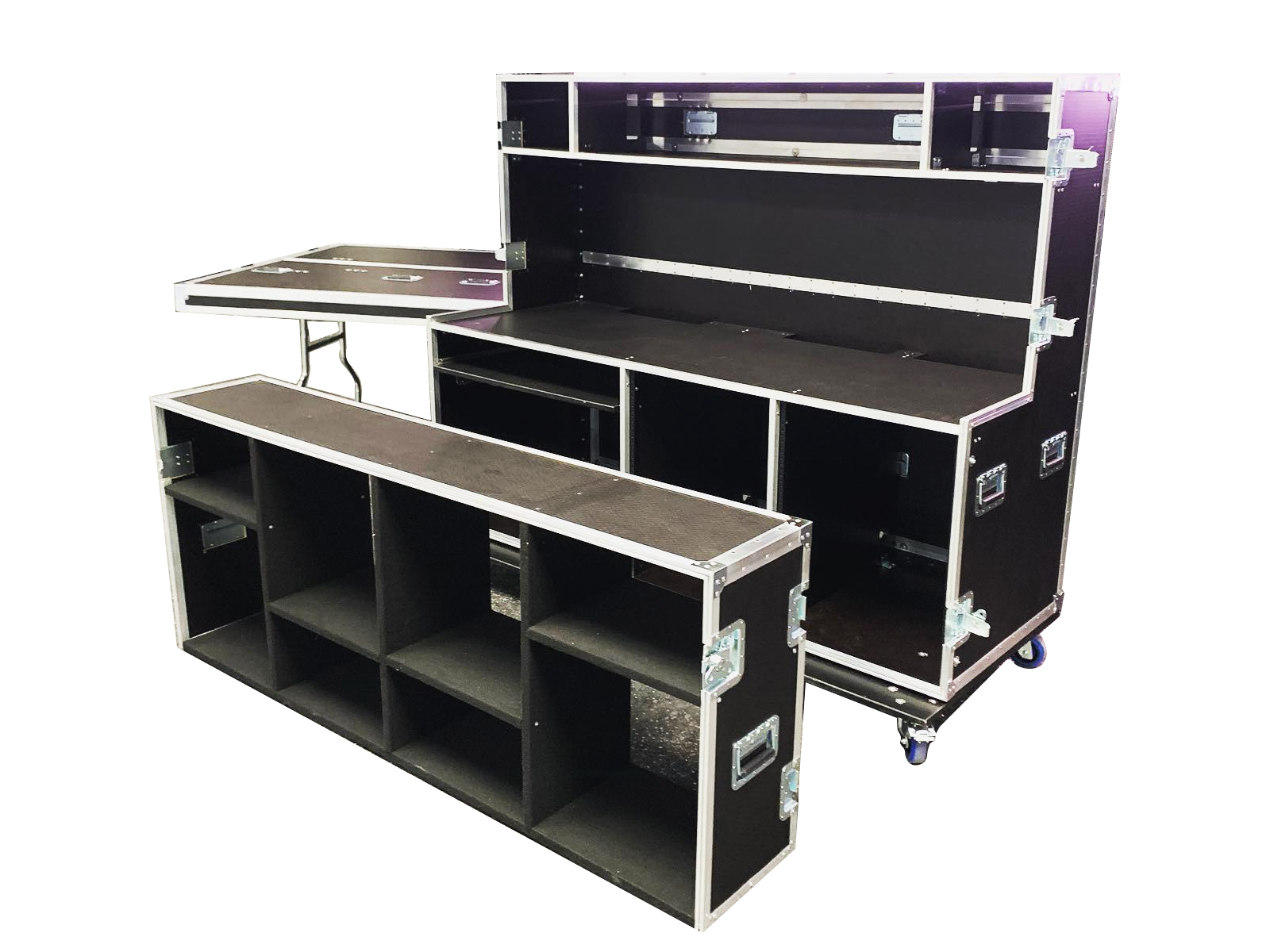 Custom Video Production Work Station Flight Cases