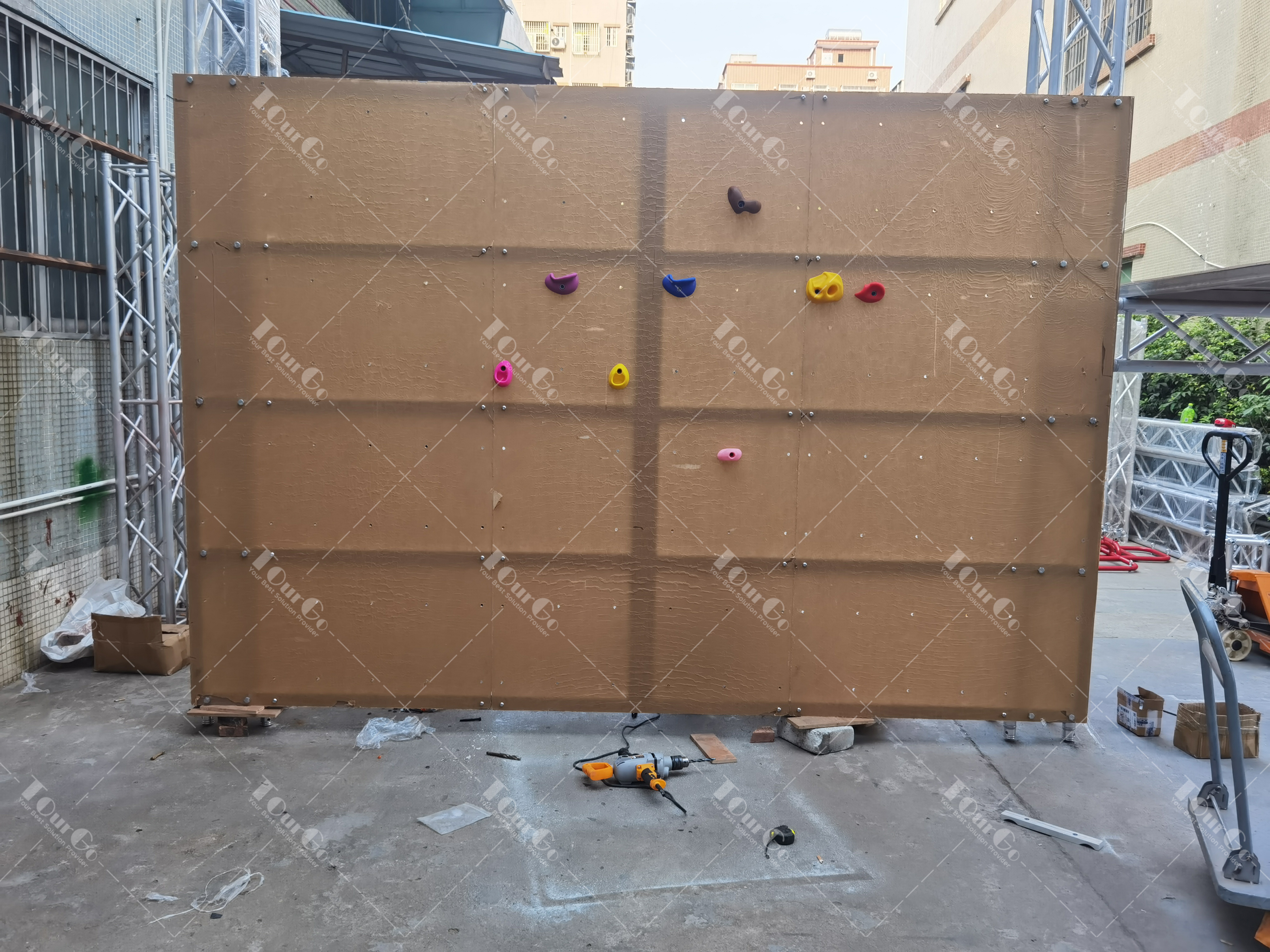 Ninja Obstacles Climbing Wall Acrylic