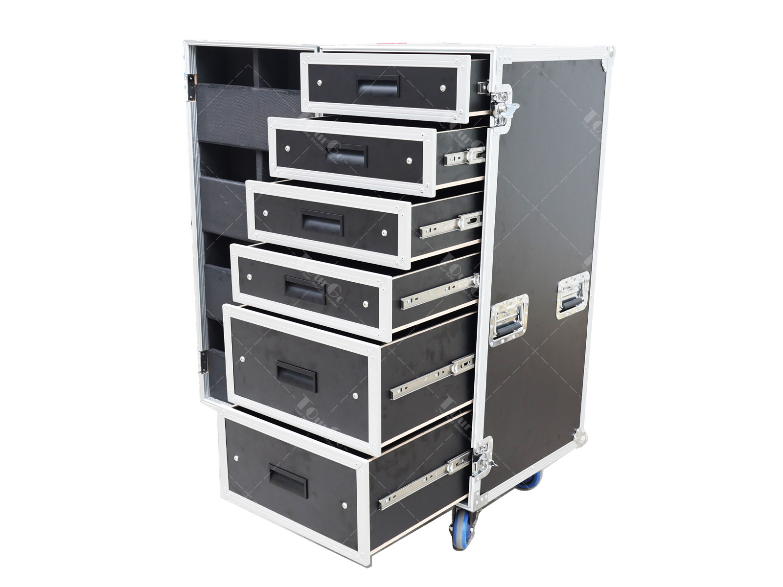 Custom 6 Drawer Flight Case