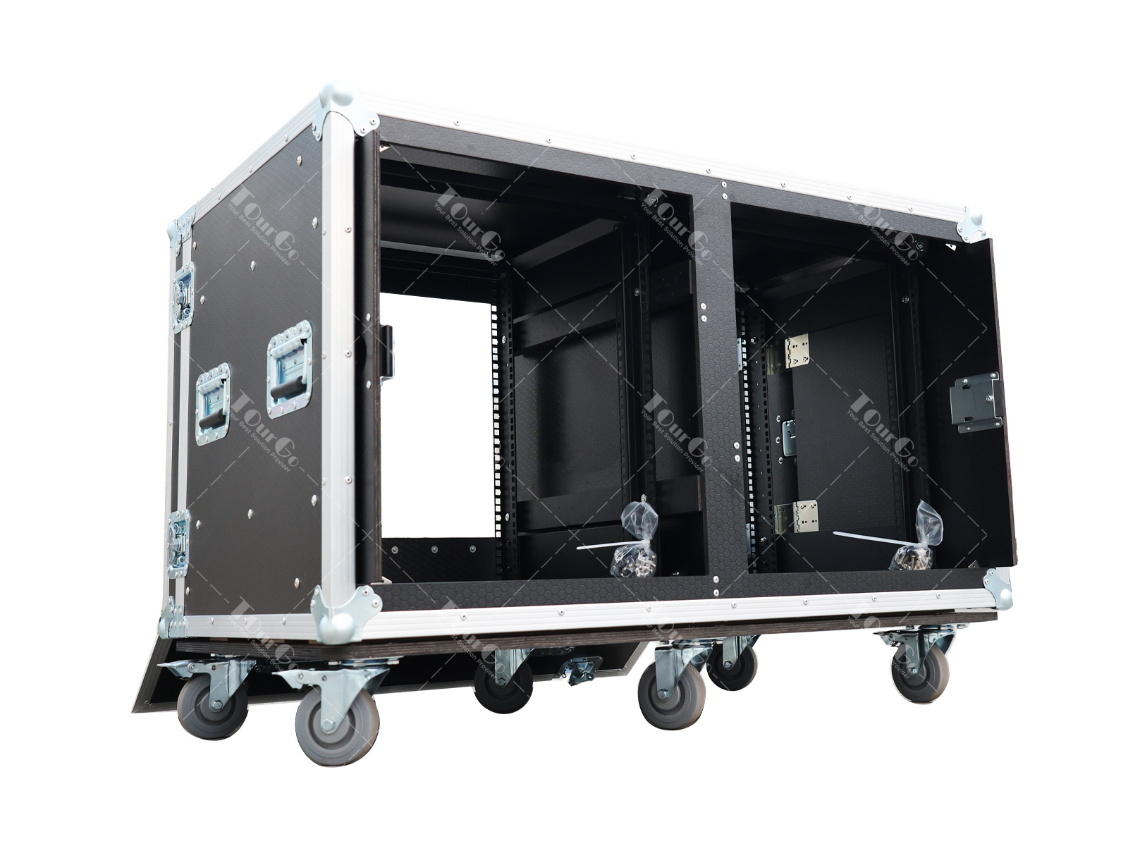 19”Rack Double Side Sliding 12U Flight Case