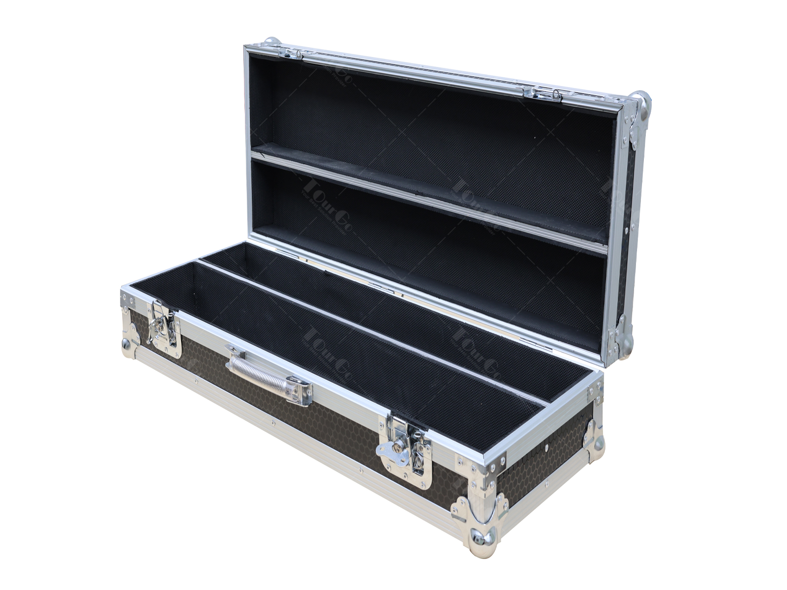 Portable style speaker/mic stands flight case for RCF EVOX12 Column Array PA System