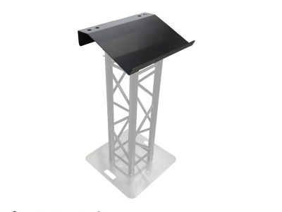 Truss Lectern 24″ Black Powder Finish Aluminum Fits F34 with 4x Punched for D-Series Connectors