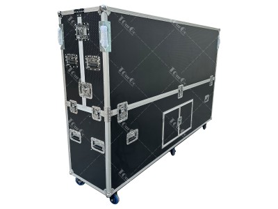Large Capacity 100inch LCD/Plasma Electric Lift Aluminum Tv Flight Road Case With Reasonable Price