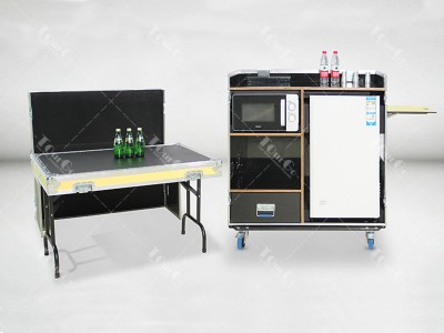 Multi-functional bar counter flight cases