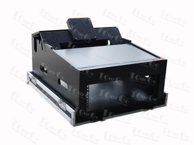 Dual Dell Touch Screen Monitor P2418HT Screen Flightcase With Rack Space